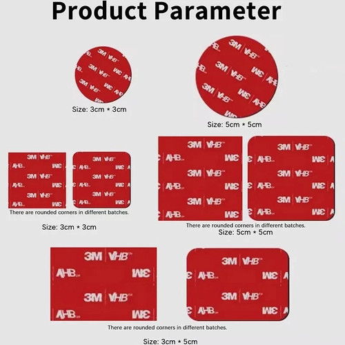 5pcs sticky adhesive pads - sticky,
