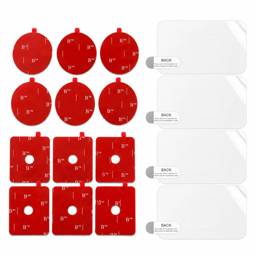 12pcs dash cam sticky - 12pcs, pad